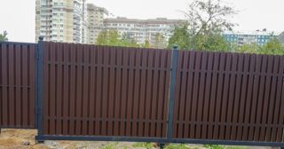 Купить распашные ворота из штакетника Назарово, цена от 2759 руб.